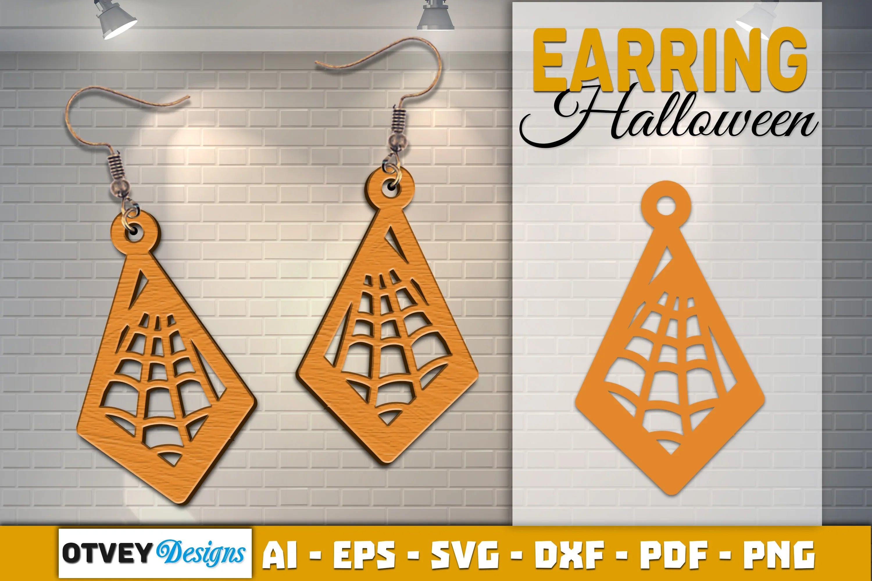 Earring Halloween Lasercut SVG Bundle - CraftNest - Digital Crafting and Art