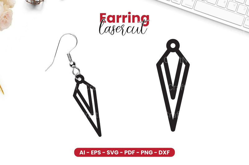 Earring Lasercut SVG Bundle - CraftNest - Digital Crafting and Art