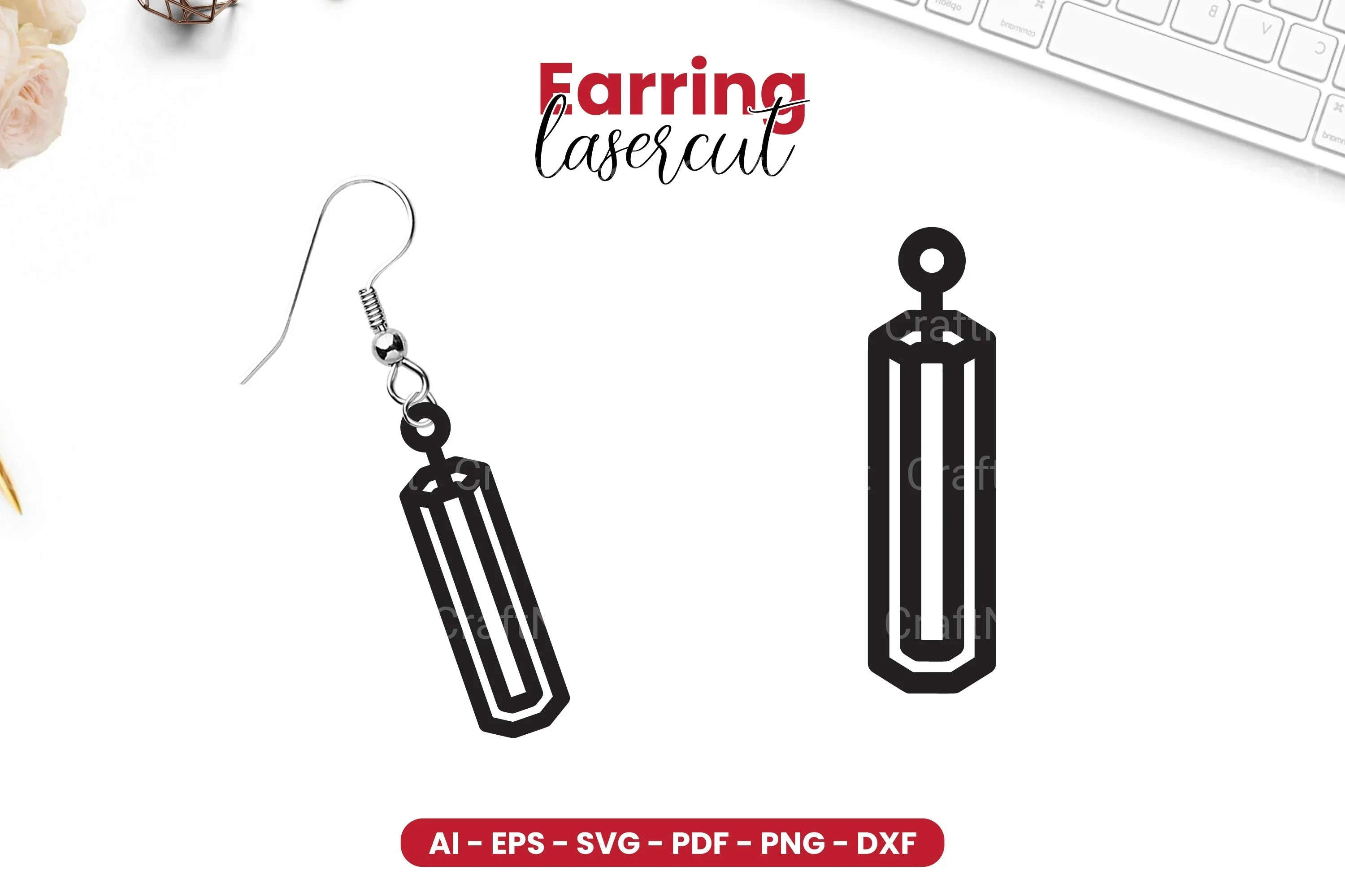 Earring Lasercut SVG Bundle - CraftNest - Digital Crafting and Art