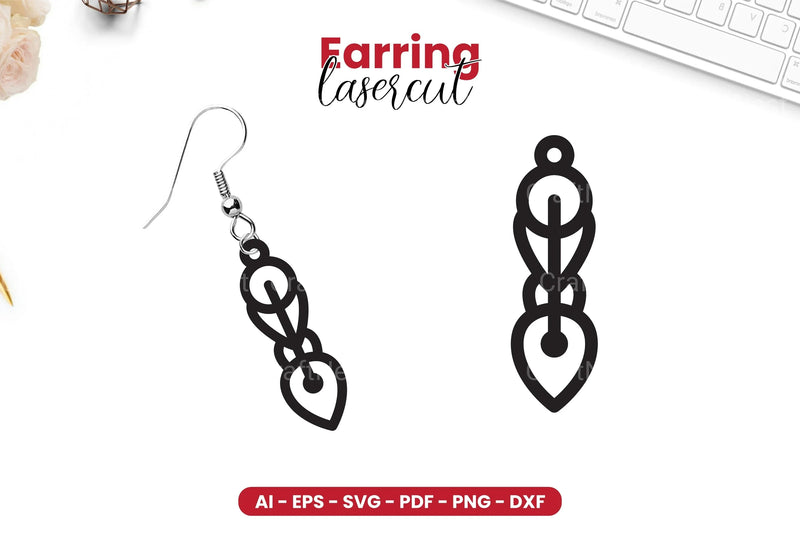 Earring Lasercut SVG Bundle - CraftNest - Digital Crafting and Art