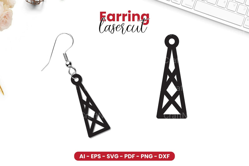 Earring Lasercut SVG Bundle - 35 Designs - CraftNest - Digital Crafting and Art