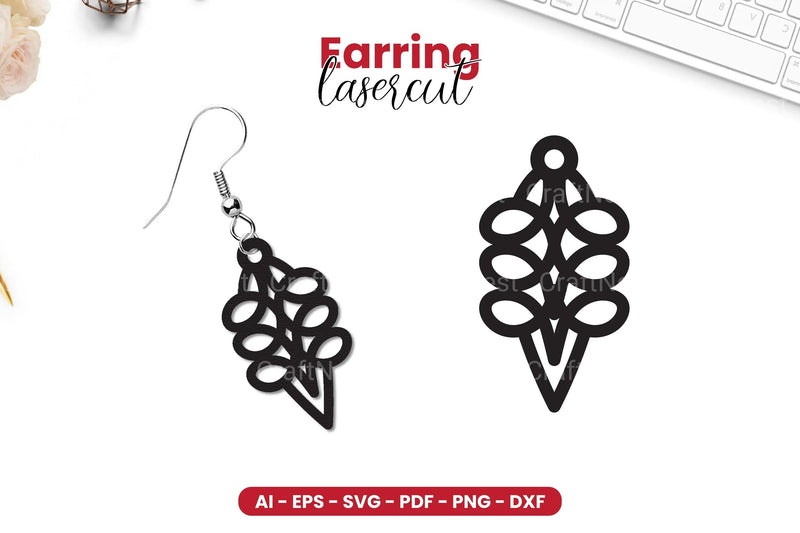 Earring Lasercut SVG Bundle - 38 Designs - CraftNest - Digital Crafting and Art