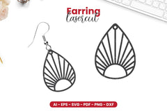 Earring Lasercut SVG Bundle - CraftNest - Digital Crafting and Art