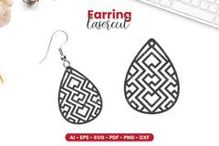 Earring Lasercut SVG Bundle - CraftNest - Digital Crafting and Art