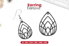 Earring Lasercut SVG Bundle - CraftNest - Digital Crafting and Art