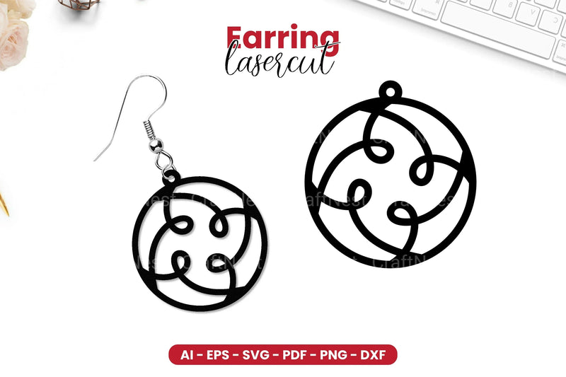 Earring Lasercut SVG Bundle - 5 Designs - CraftNest - Digital Crafting and Art