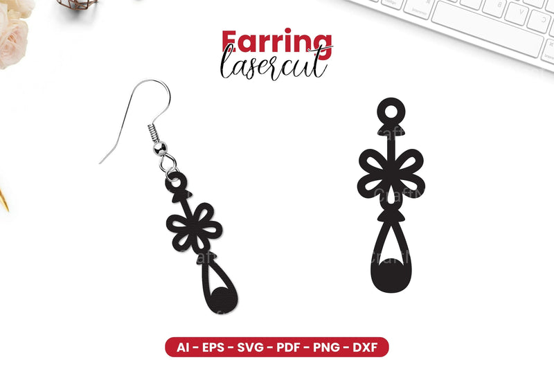 Earring Lasercut SVG Bundle - CraftNest - Digital Crafting and Art