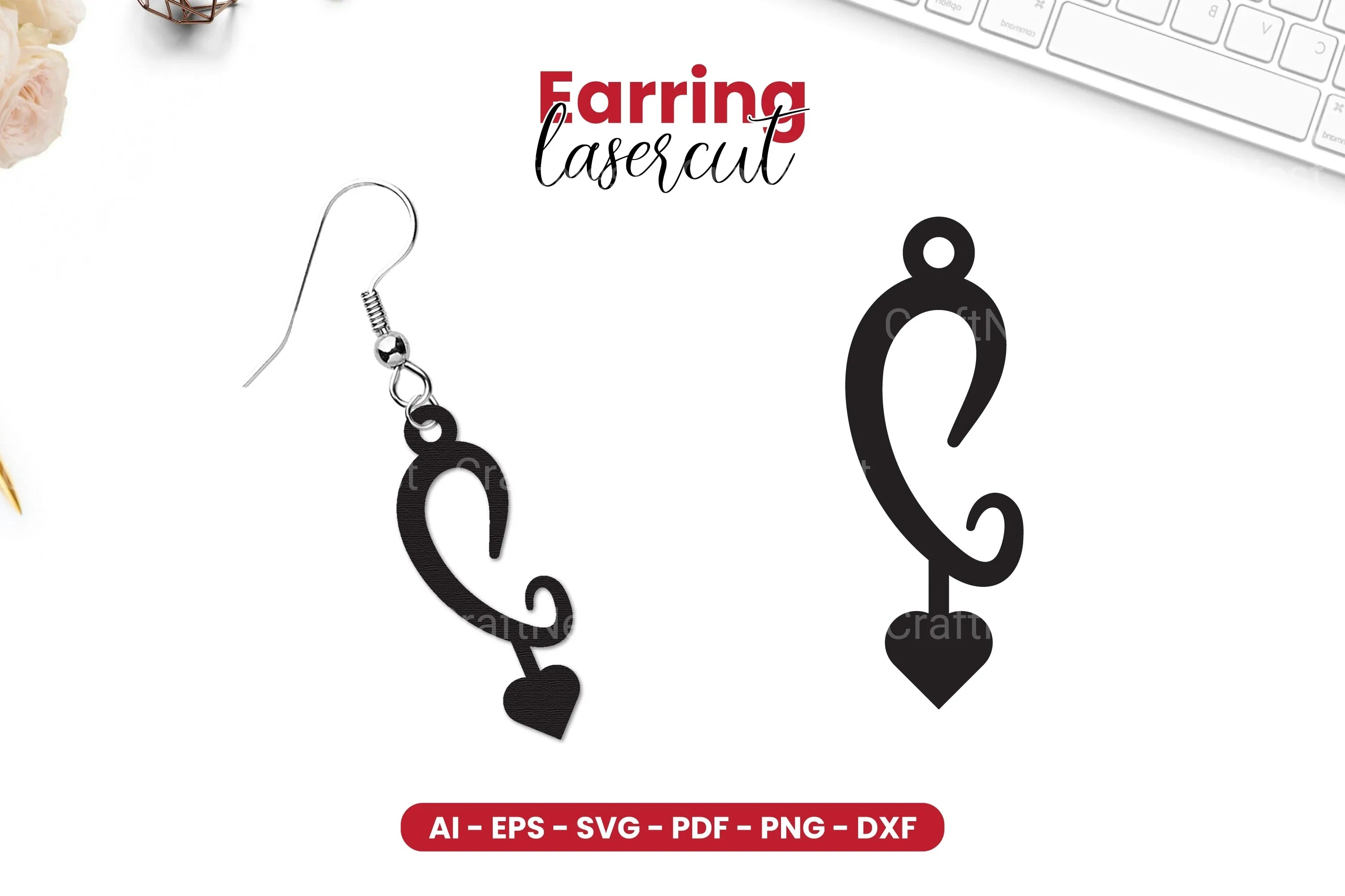Earring Lasercut SVG Bundle - CraftNest - Digital Crafting and Art