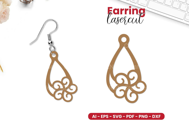 Earring Laser Cut SVG Bundle - CraftNest - Digital Crafting and Art