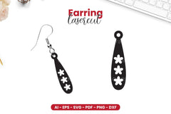 Earring Lasercut SVG Bundle - 60 Designs - CraftNest - Digital Crafting and Art
