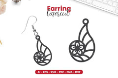 Earring Lasercut SVG Bundle - 63 Designs Clipart Bundle - CraftNest - Digital Crafting and Art