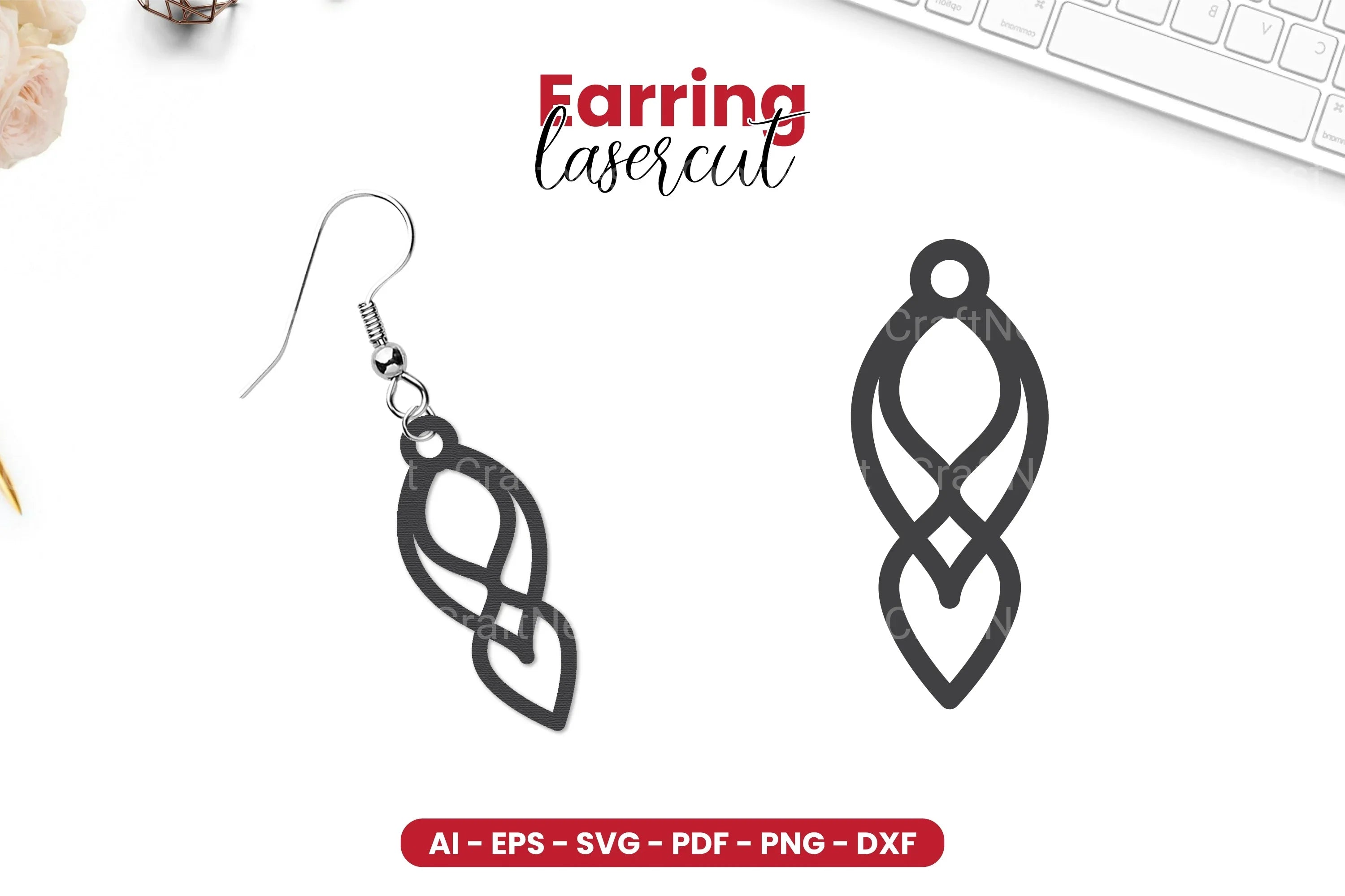 Earring Lasercut SVG Bundle - 69 Designs - CraftNest - Digital Crafting and Art
