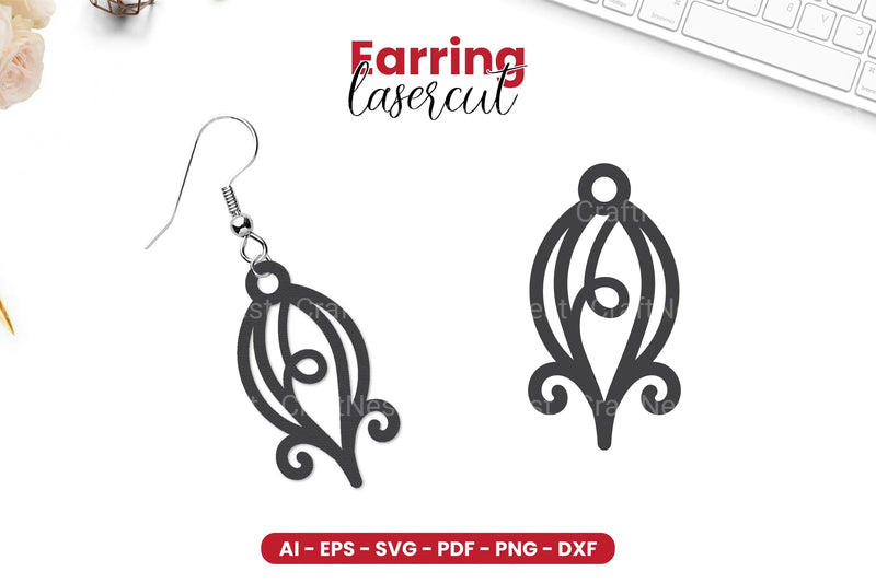 Earring Lasercut SVG Bundle - 71 Designs - CraftNest - Digital Crafting and Art