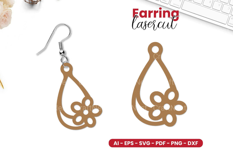 Earring Laser Cut SVG Bundle - CraftNest - Digital Crafting and Art