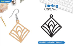 Earring Lasercut SVG Bundle - CraftNest - Digital Crafting and Art
