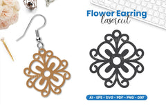 Earring Lasercut SVG Bundle - CraftNest - Digital Crafting and Art