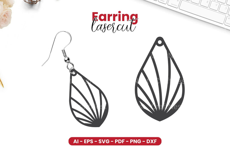 Earring Lasercut SVG Bundle - 72 Designs - CraftNest - Digital Crafting and Art