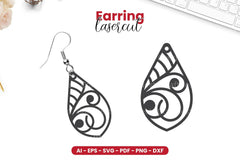 Earring Lasercut SVG Bundle - CraftNest - Digital Crafting and Art