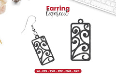 Earring Lasercut SVG Bundle - CraftNest - Digital Crafting and Art