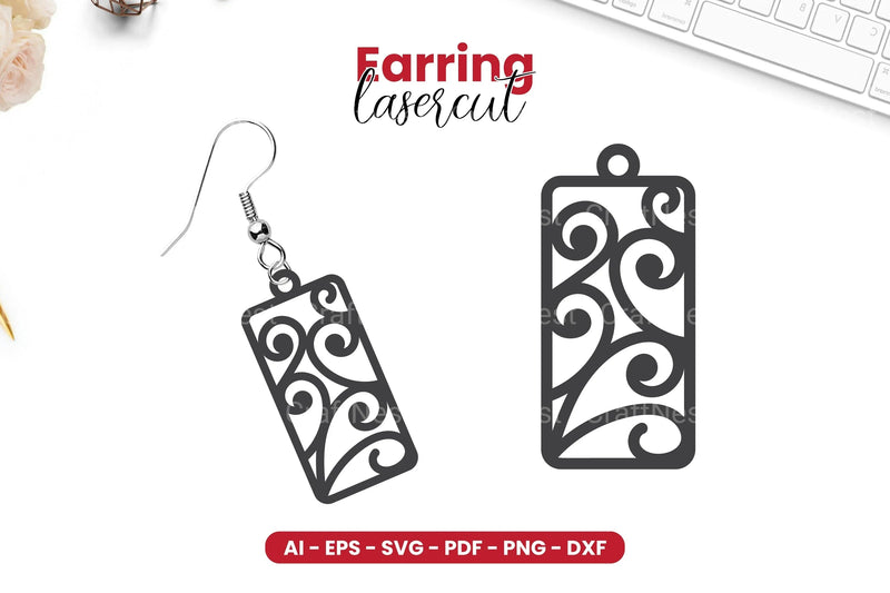 Earring Lasercut SVG Bundle - CraftNest - Digital Crafting and Art
