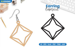 Earring Lasercut SVG Bundle - 16 Designs - CraftNest - Digital Crafting and Art