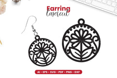 Earring Lasercut SVG Bundle - CraftNest - Digital Crafting and Art
