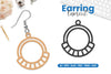 Earring Lasercut SVG Bundle - 26 Designs Clipart Bundle