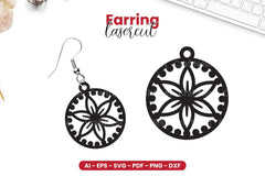 Earring Lasercut SVG Bundle - CraftNest - Digital Crafting and Art