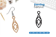 Earring Lasercut SVG Bundle - CraftNest - Digital Crafting and Art