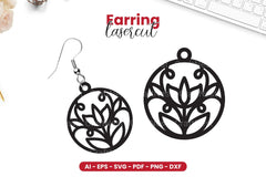 Earring Lasercut SVG Bundle - CraftNest - Digital Crafting and Art