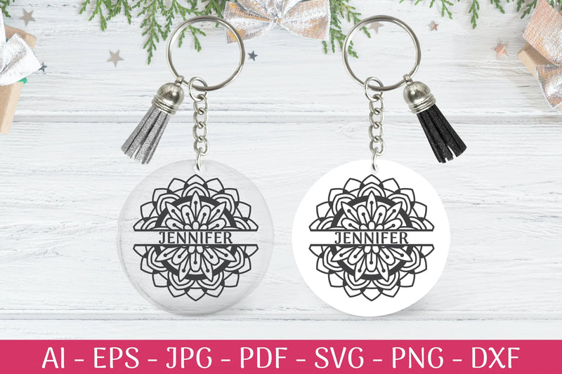 Mandala Split SVG Templates Bundle - CraftNest - Digital Crafting and Art