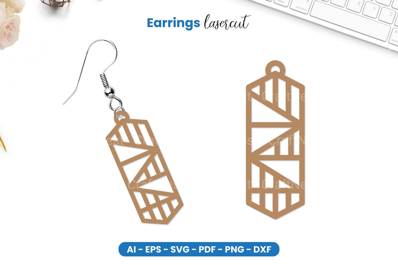Earrings Lasercut SVG Bundle - CraftNest - Digital Crafting and Art