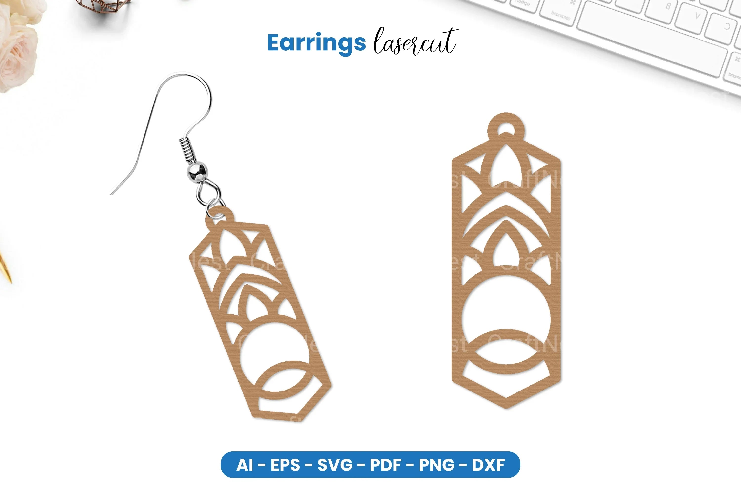 Earrings Lasercut SVG Bundle - CraftNest - Digital Crafting and Art