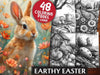 Earthy Easter Coloring Books