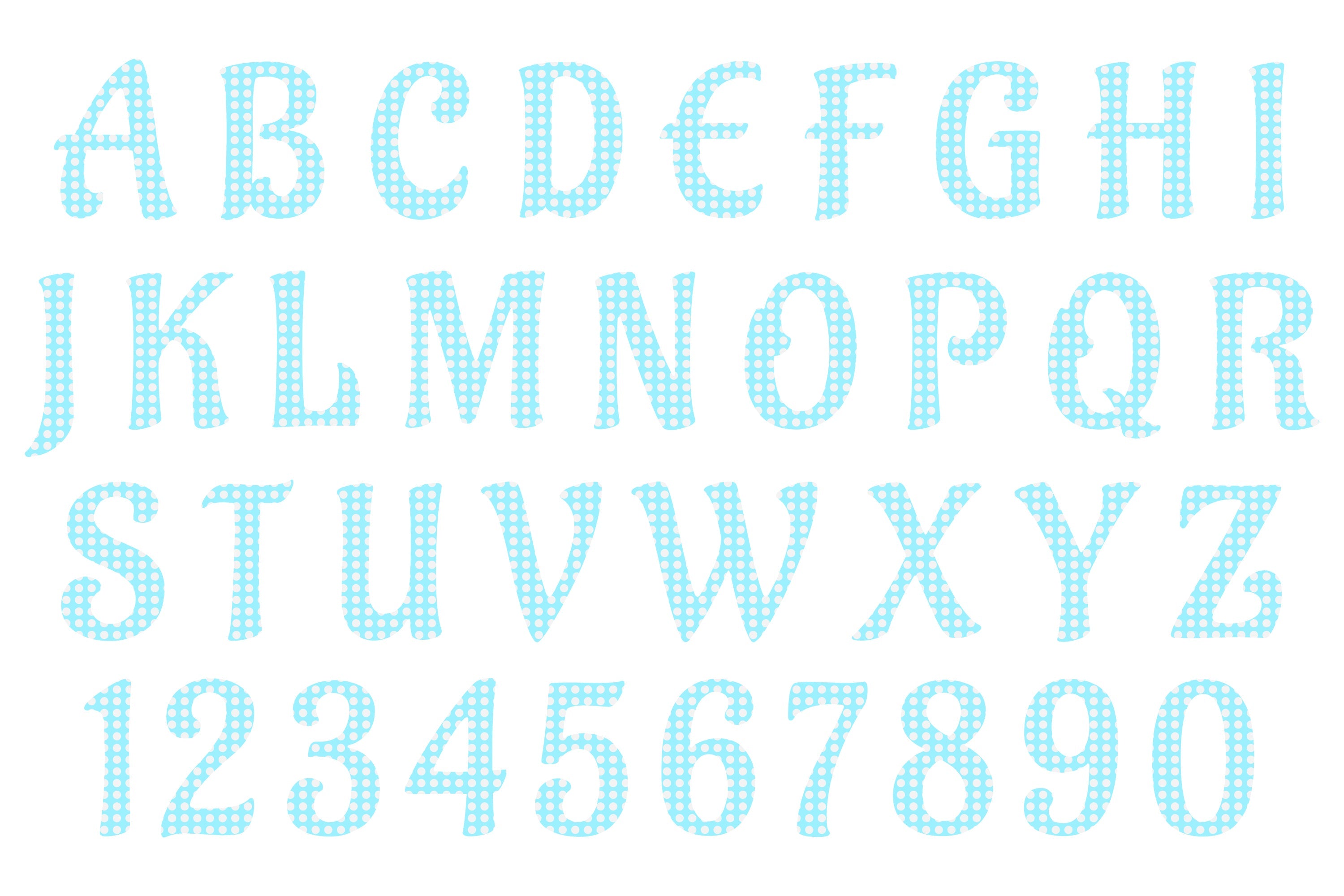 Easter Alphabet Clipart SVG Bundle