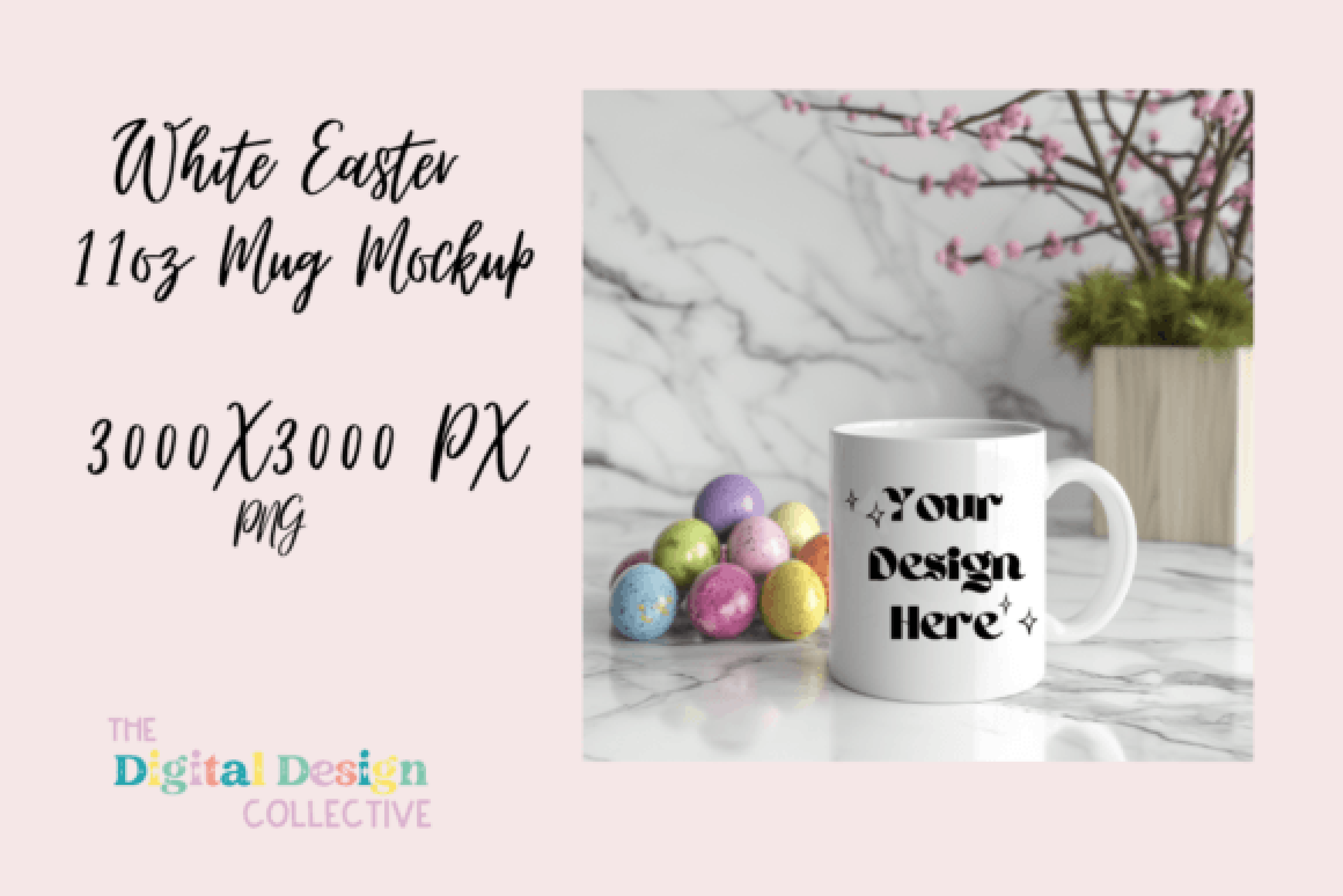 Easter Mug Mockup