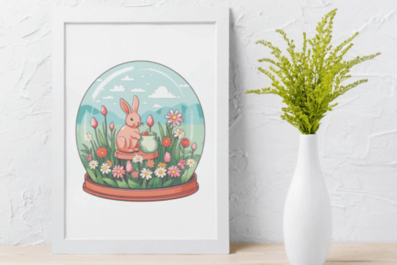Easter Snow Globe Clipart Bundle - CraftNest - Digital Crafting and Art