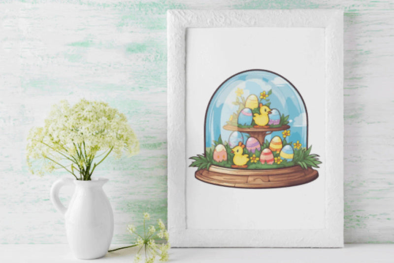 Easter Snow Globe Clipart Bundle - CraftNest - Digital Crafting and Art