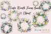 Easter Wreath Frames Clipart Bundle