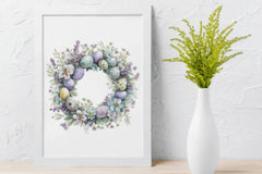 Easter Wreath Frames Clipart Bundle - CraftNest - Digital Crafting and Art