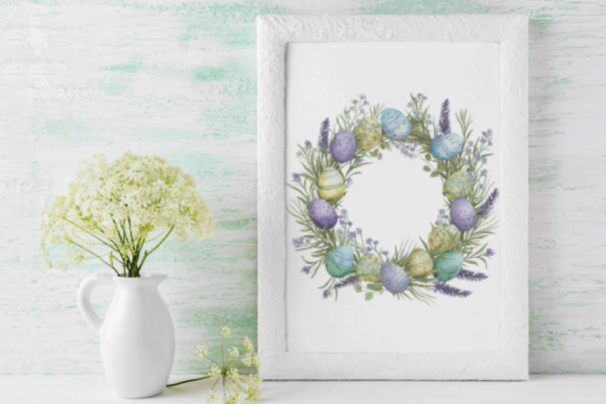 Easter Wreath Frames Clipart Bundle - CraftNest - Digital Crafting and Art