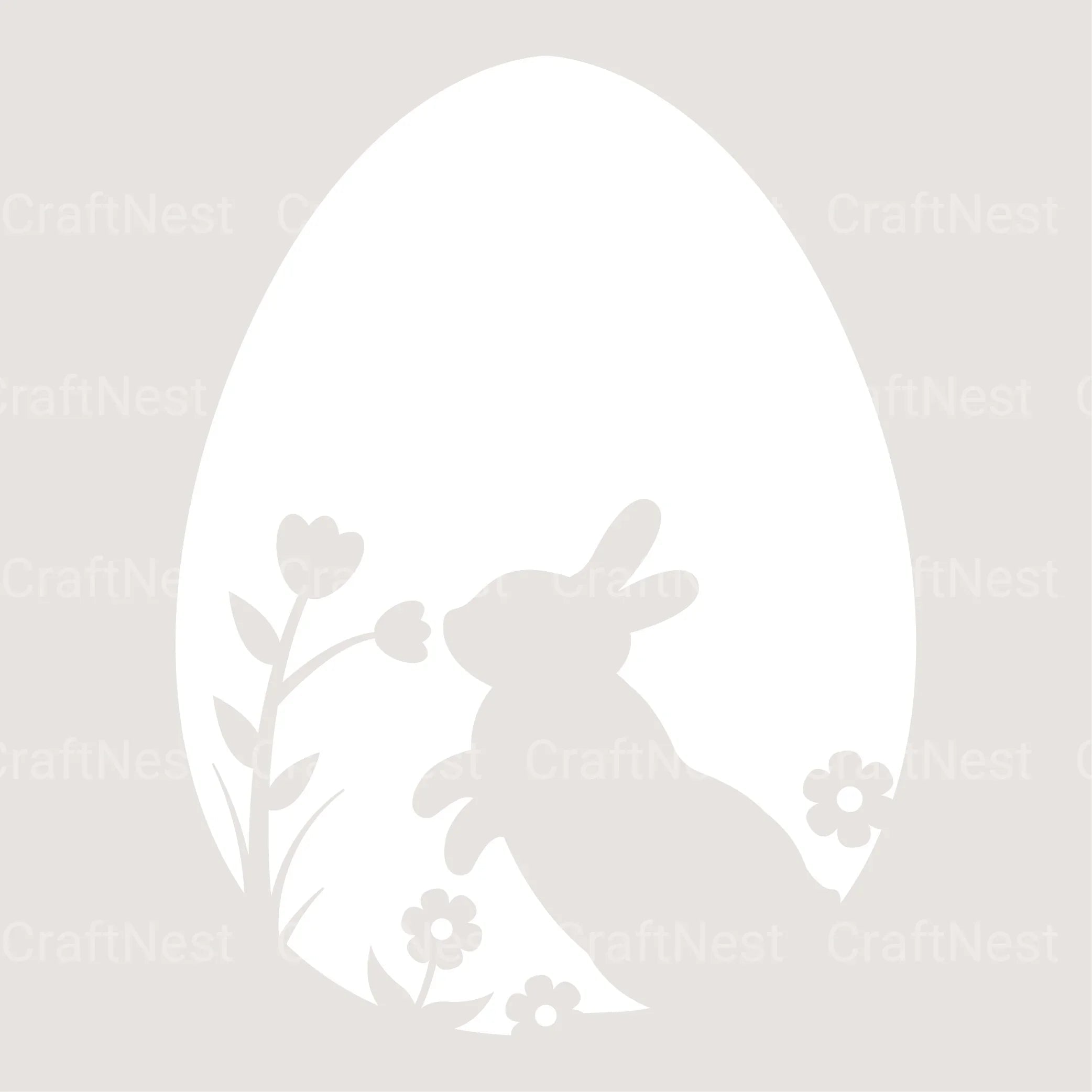 Easter Bunny Layered Papercut SVG Bundle - CraftNest - Digital Crafting and Art