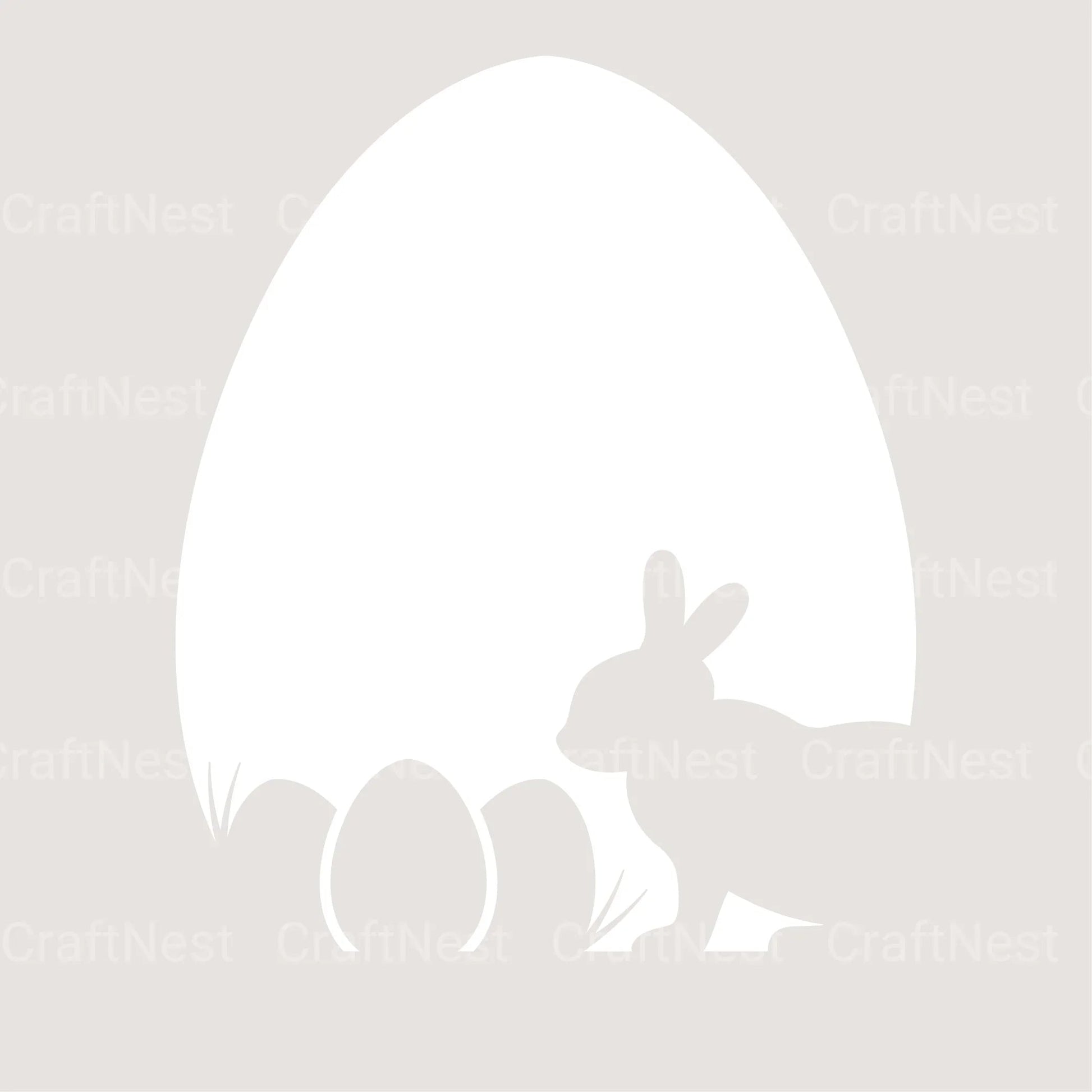 Easter Bunny Layered Papercut SVG Bundle Clipart - CraftNest - Digital Crafting and Art