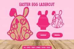 Easter Egg Laser Cut SVG Bundle Clipart - CraftNest - Digital Crafting and Art