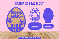 Easter Egg Laser Cut SVG Bundle - CraftNest - Digital Crafting and Art
