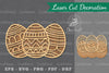 Easter Egg Laser Cut Decoration Clipart Bundle