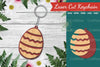 Easter Egg Laser Cut Keychain Design Bundle