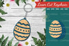 Easter Egg Laser Cut Keychain Design Bundle