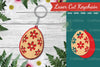 Easter Egg Laser Cut Keychain Bundle
