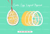 Easter Egg Layered Papercut SVG Bundle